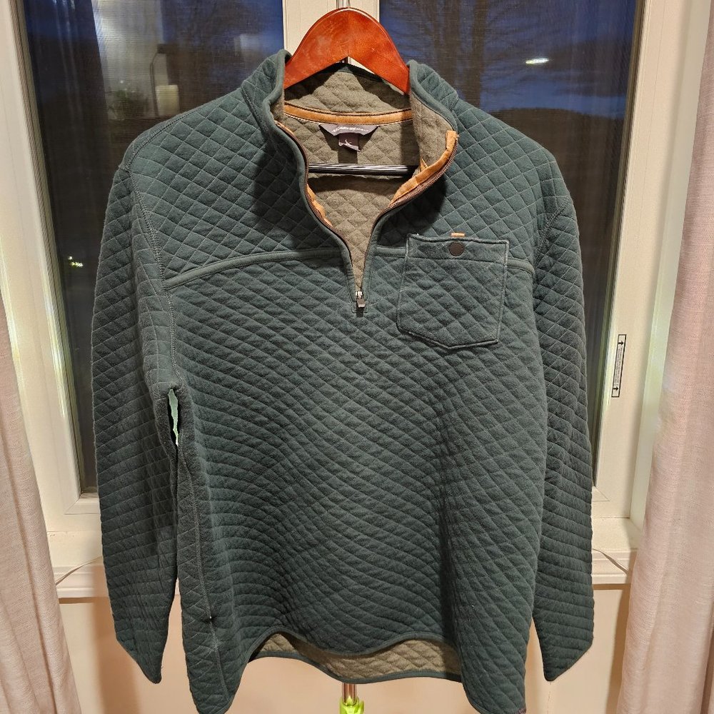 Men'sEddie Bauer Quilted Shirt - Large Tall LT